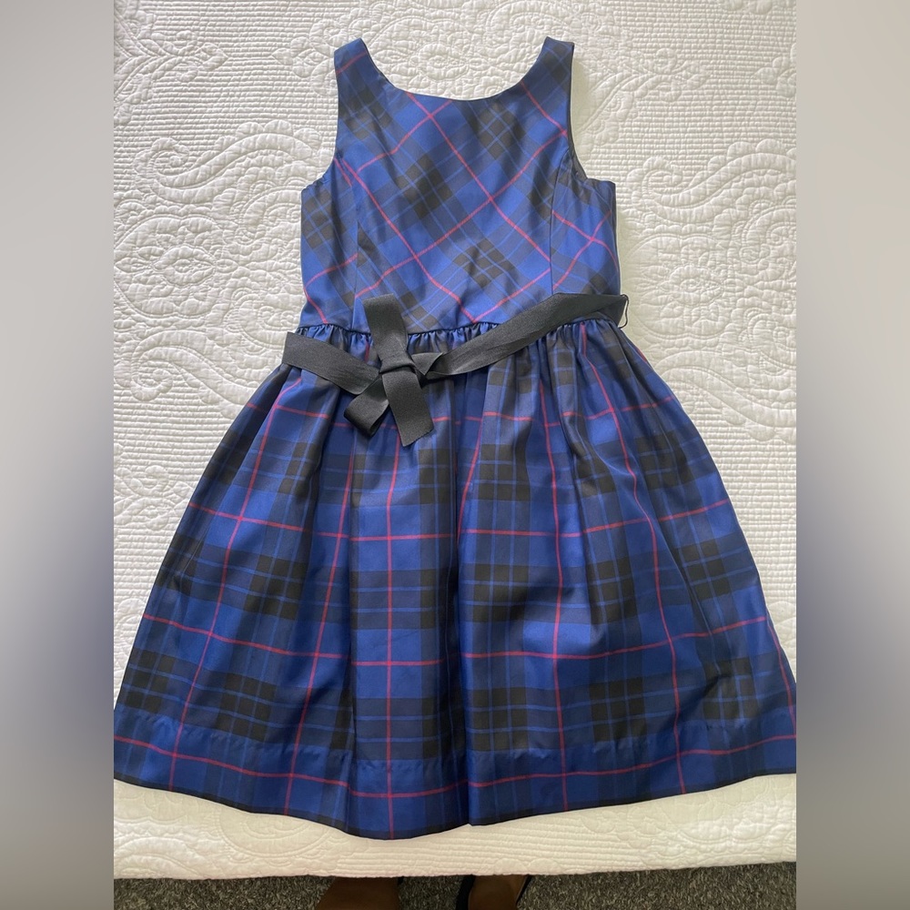 POLO RALPH LAUREN
Size 10 Girls Plaid Fit-and-Flare Dress